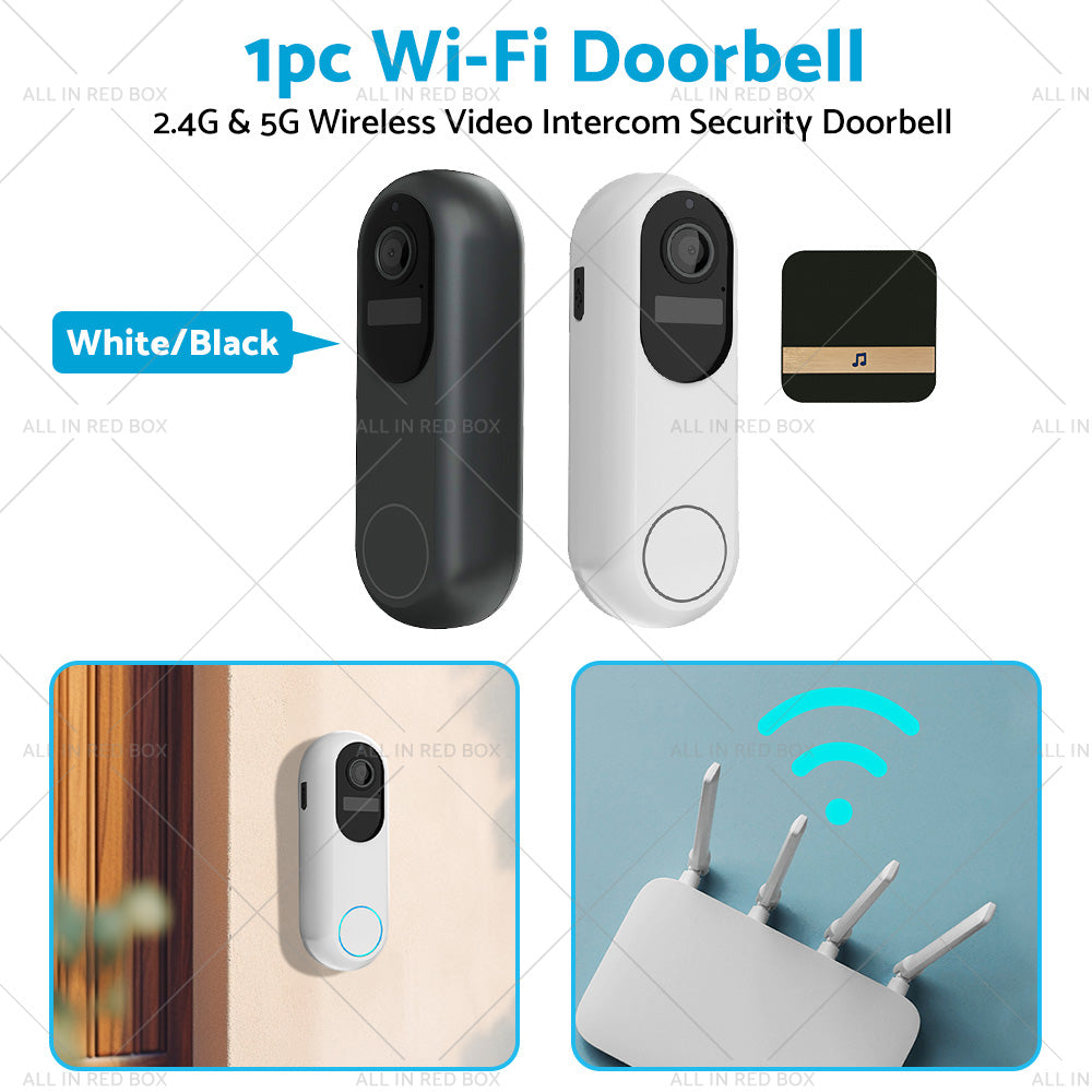 1080P WIFI Doorbell 2. 4G  and  5G Wireless Video Intercom Security Door Camera