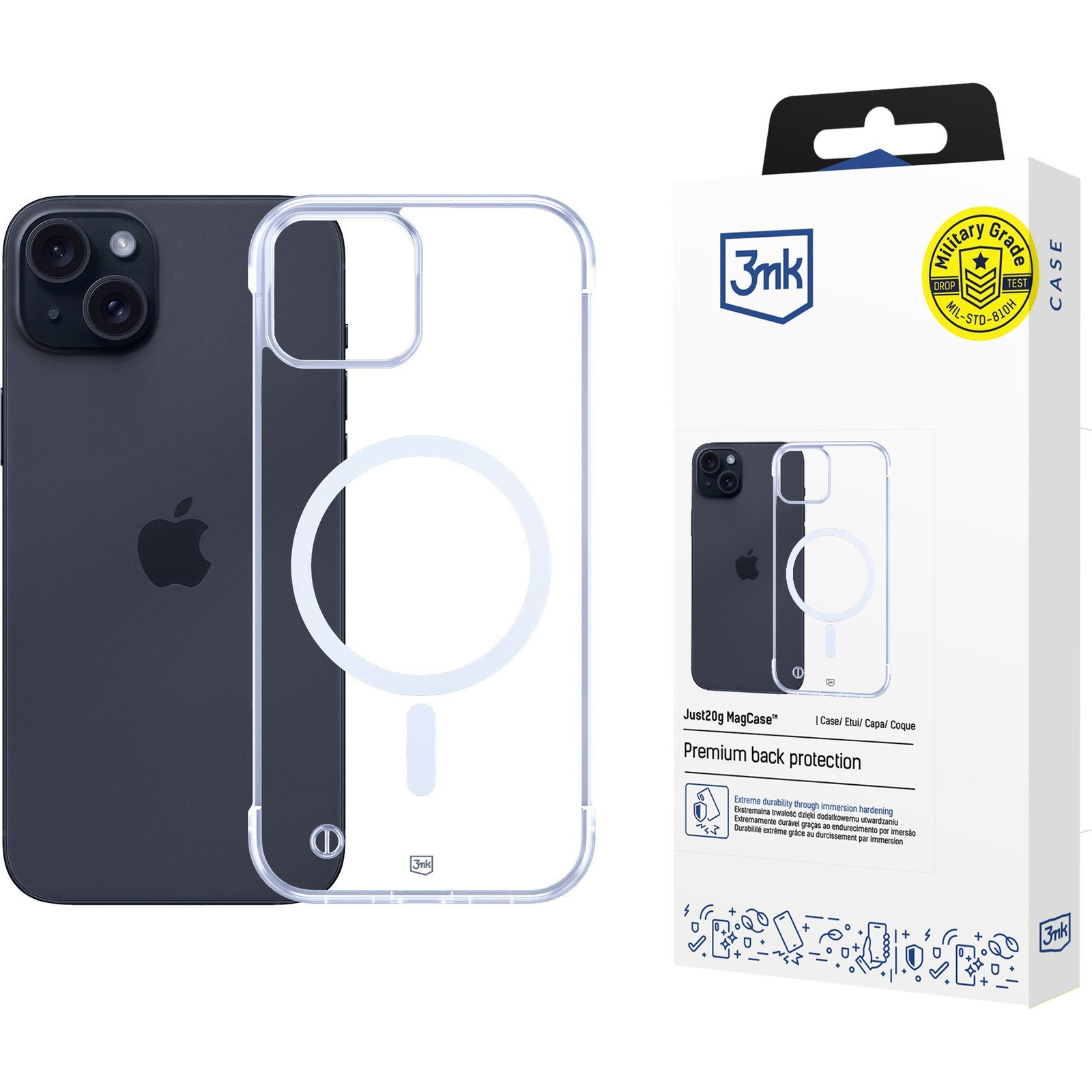 3MK Just20g MagCase case for iPhone 15 ( )