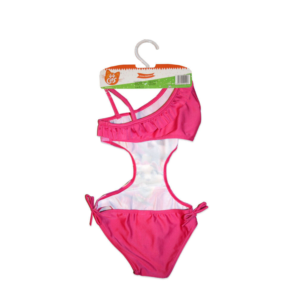 44 Cute cat bikini for girls - pink - 116