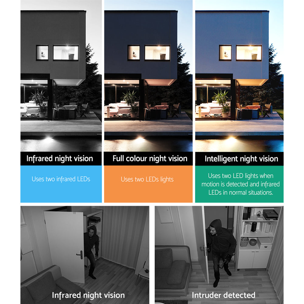 NNEDSZ Wireless IP Camera Outdoor CCTV Security System HD 1080P WIFI PTZ 2MP