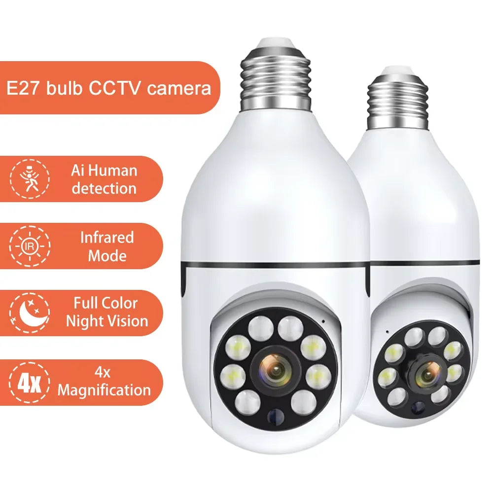 E27 Wifi Camera Bulb 3MP with Night Vision-1