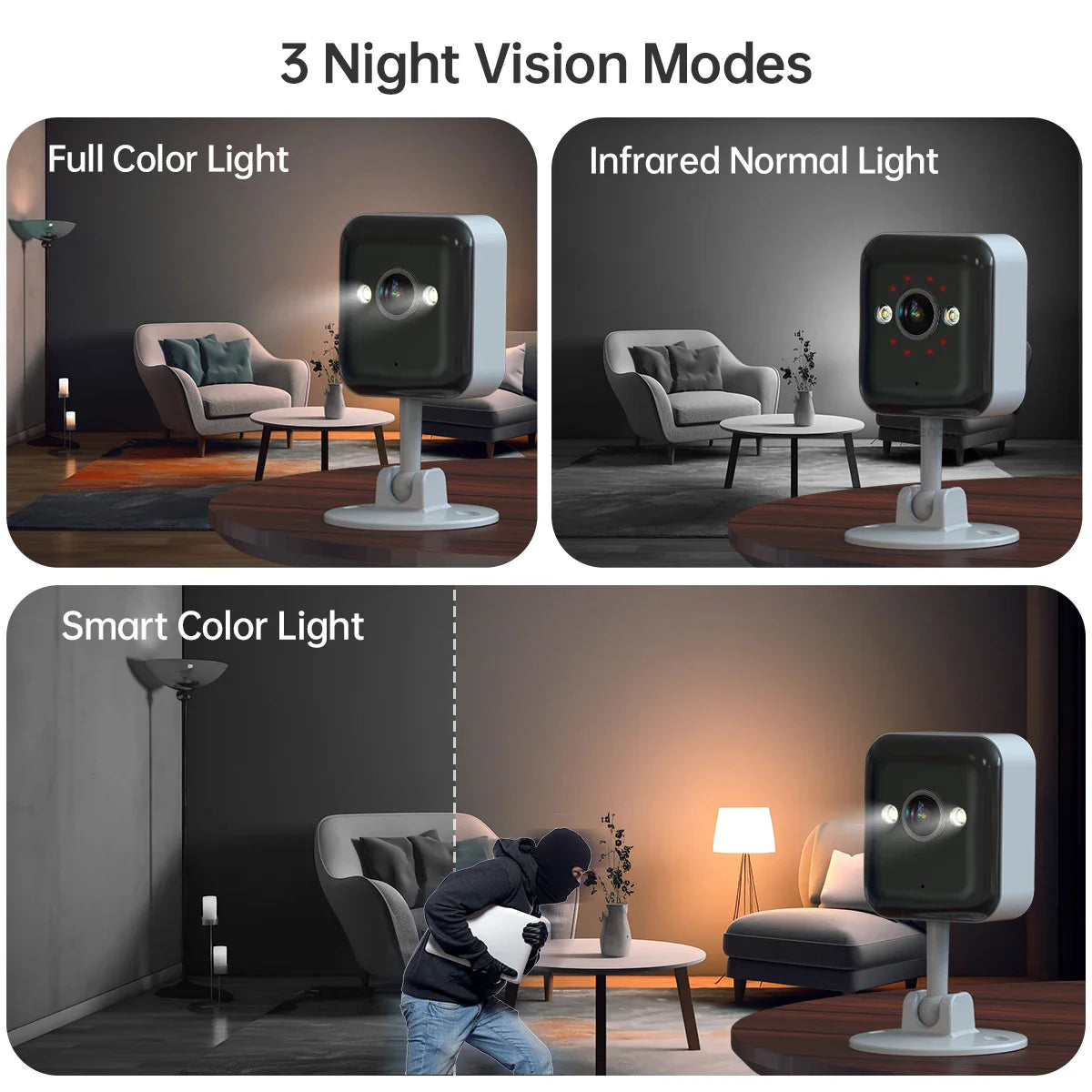 NNEOBA 1080P Wifi Outdoor Security Camera with 5x Zoom