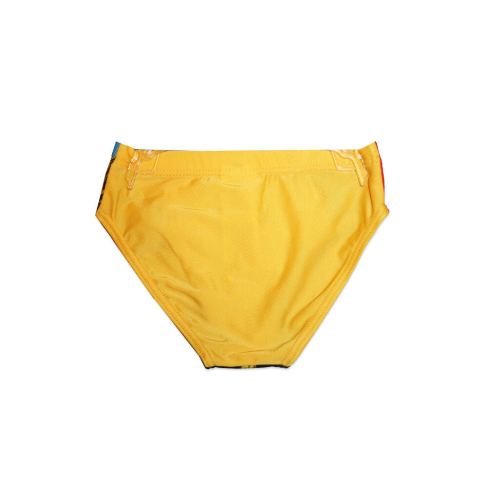 Pókember fürdő alsó kisfiúknak - Spiderman felirattal - sárga - 116-1