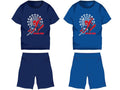 Pókember pamut nyári együttes - póló-rövidnadrág szett - sötétkék - 128-0