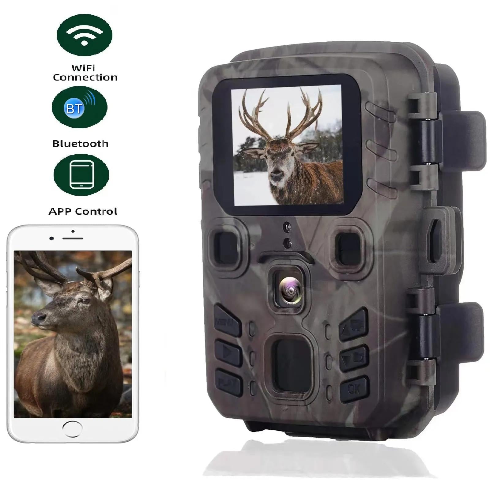 NNEIDS 24Mp Wifi Hunting Camera With Bluetooth & Night Vision