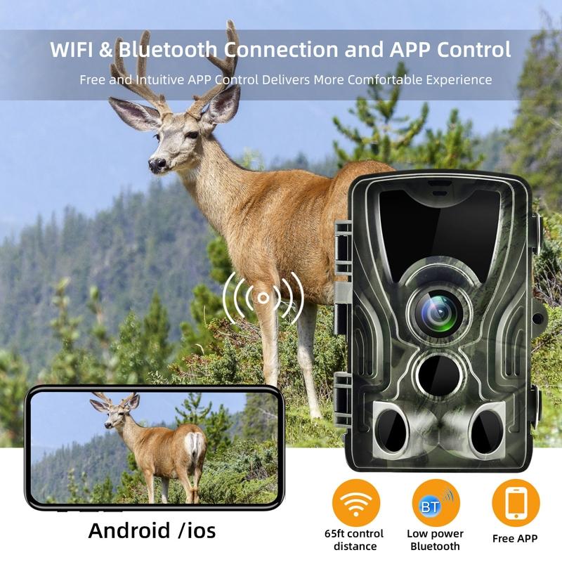 NNEIDS Outdoor Hunting Camera With Wifi & Remote Control - View Photos / Video Anytime