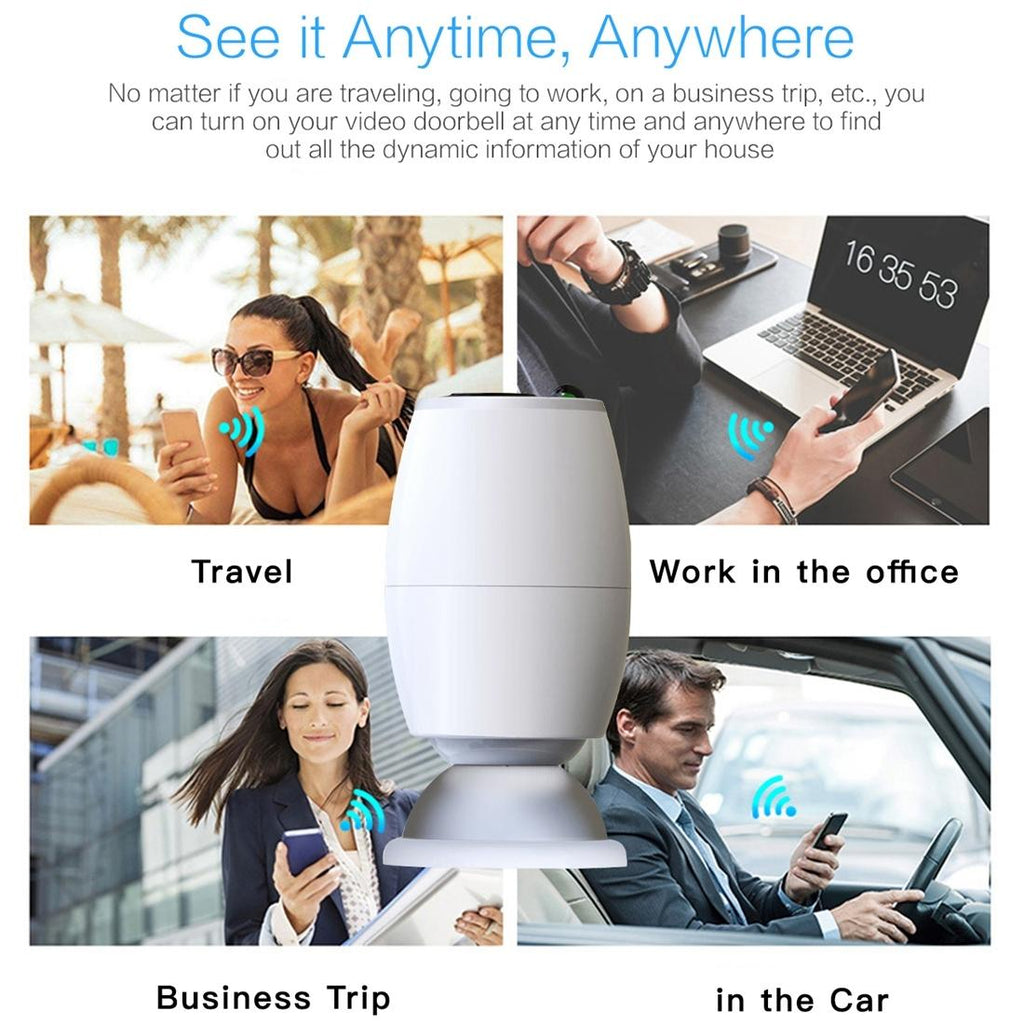 NNEIDS Waterproof Wifi Door Camera With Night Vision - 1080P