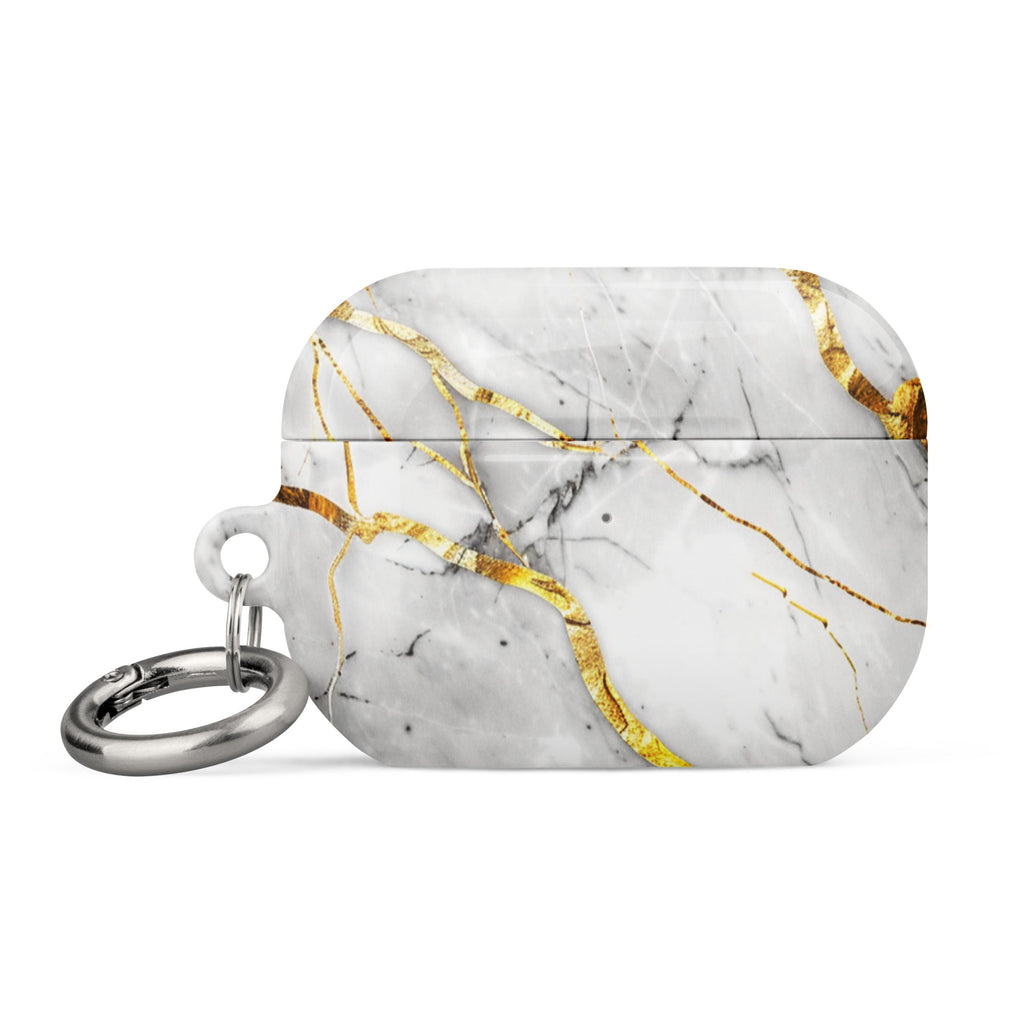 White Marble Case for AirPods