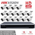 Hikvision CCTV Camera Kits Video Surveillance 6MP IP Camera Surveillance System