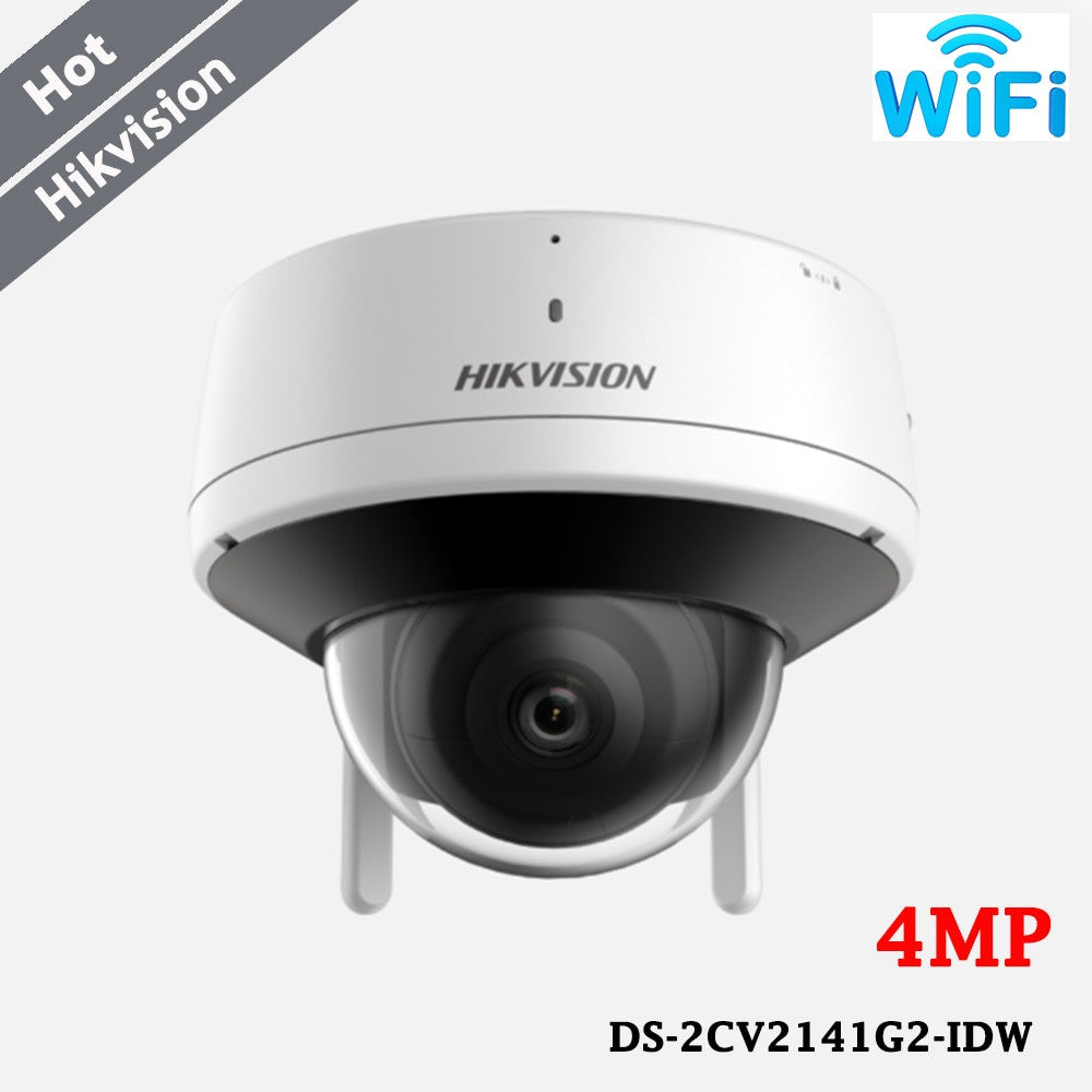 Hikvision 4MP Wifi Camera Outdoor Audio DS-2CV2141G2-IDW IP Camera Real Time