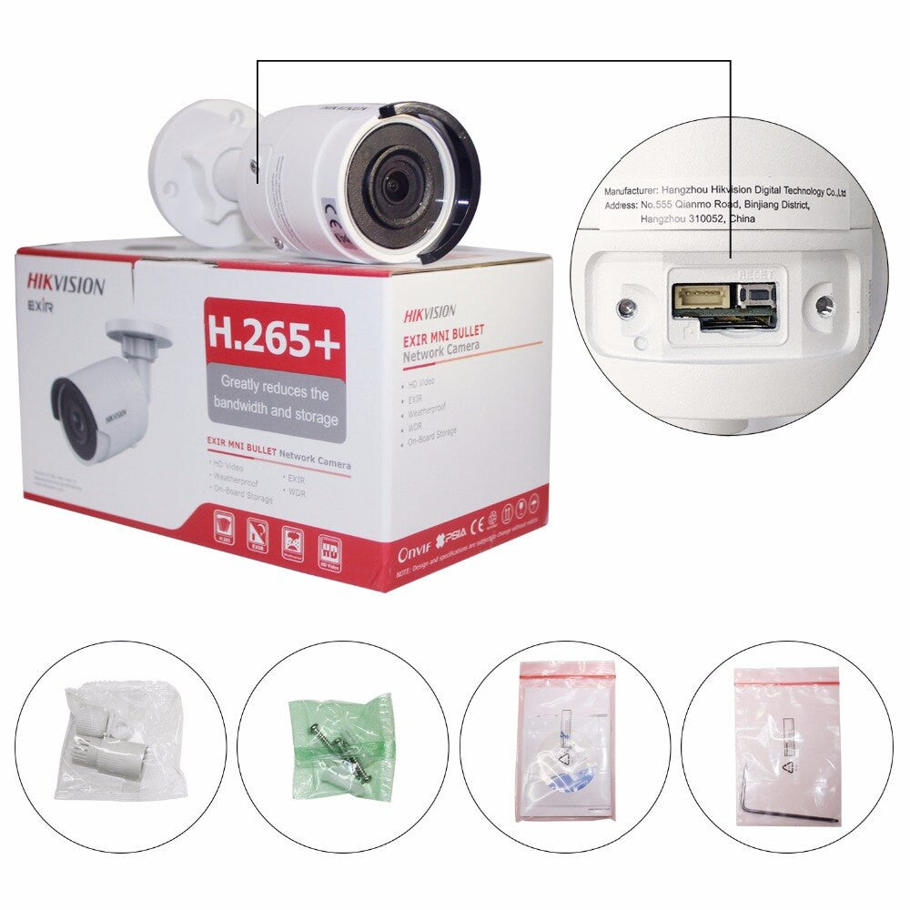 Hikvision CCTV Camera Kits Video Surveillance 6MP IP Camera Surveillance System