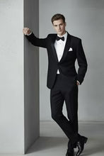 "London" Black Tuxedo Jacket-2