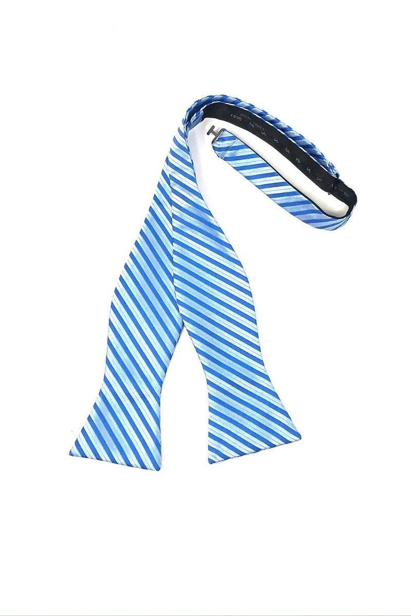 Newton Stripe Bow Tie Self Tie
