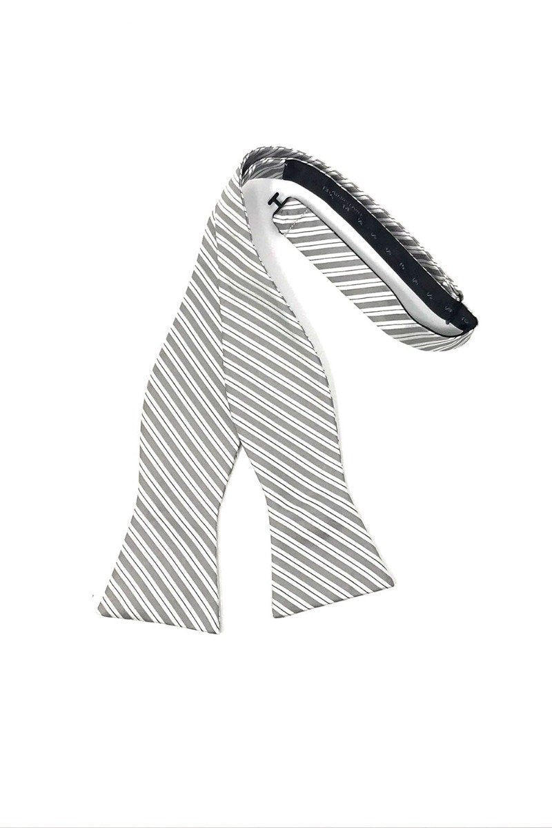 Newton Stripe Bow Tie Self Tie